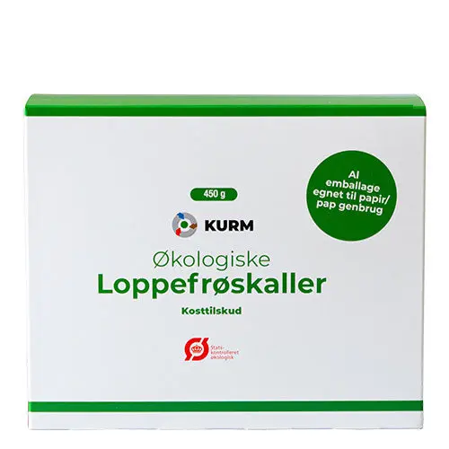 Kurm Økologiske Loppefrøskaller | 450 g