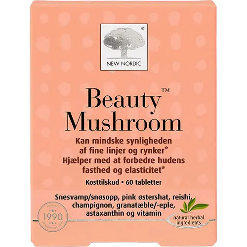 New Nordic Beauty Mushroom | 60 tabletter
