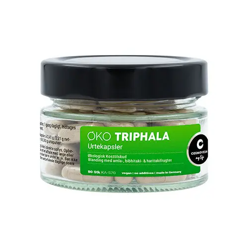 Cosmoveda Triphala Økologisk | 80 Kapsler