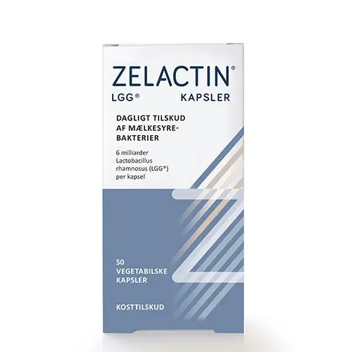 Zelactin Melkesyrebakterier Barn+Voksne | 50 kapsler