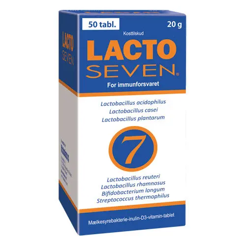 LactoSeven Lactoseven | 50 tabletter