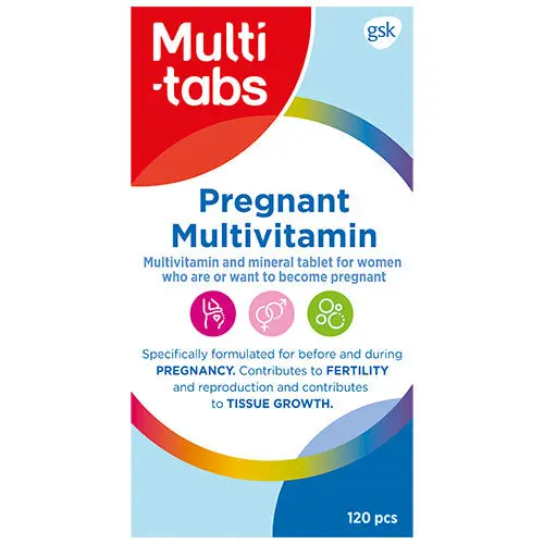 Multi-Tabs Pregnant multivitamin | 120 tabletter