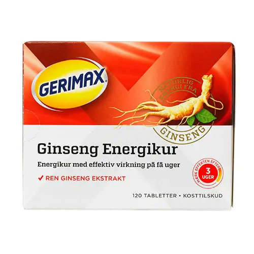 Ginseng Energikur 60 tabletter