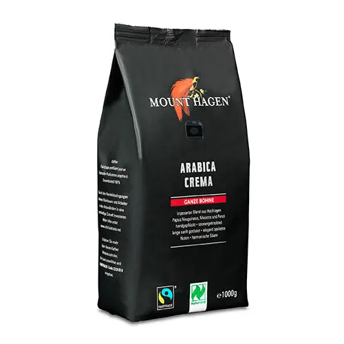 Mount Hagen Arabica Crema Økologisk | 1 kg