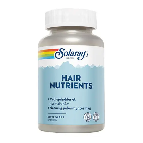 Solaray Hair Nutrients | 60 Kapsler