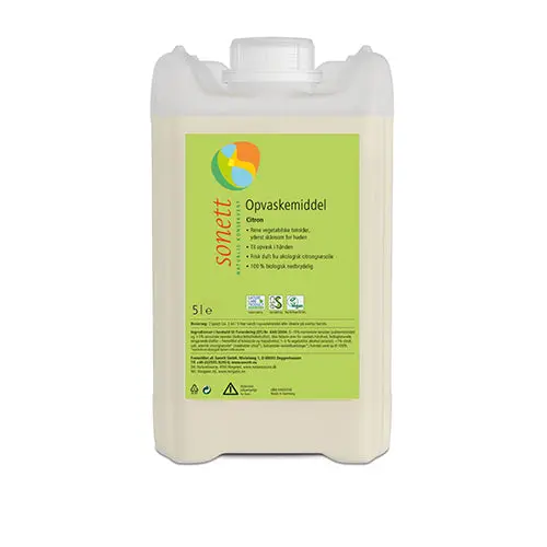 Sonett Oppvaskmiddel Sitron | 5 liter
