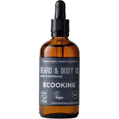 Ecooking Skjegg- og Kroppsolje Herre | 100 ml
