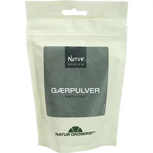 Natur-Drogeriet Næringsgjær, lys tørket (Gjærpulver) Pulver - Glutenfri | 500 g