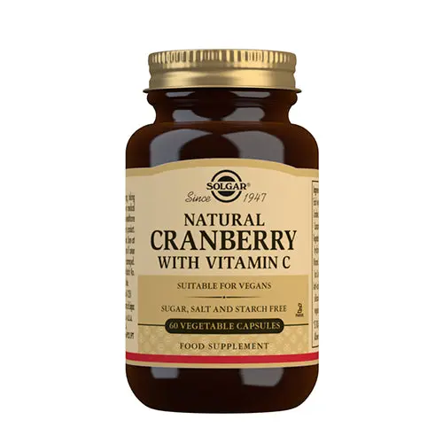 Solgar Natural Cranberry with Vitamin C | 60 tabletter
