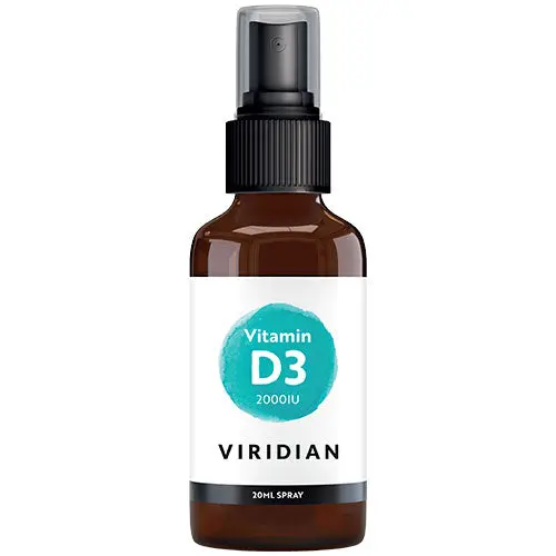 Viridian Nutrition D3 vitamin spray | 20 ml