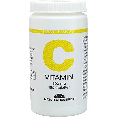 Natur-Drogeriet C vitamin 500 mg | 150 tabletter