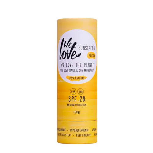 We Love The Planet Naturlig Solkrem Stift SPF 20 | 50 g