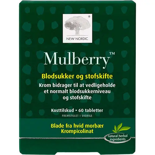 New Nordic Mulberry | 60 tabletter