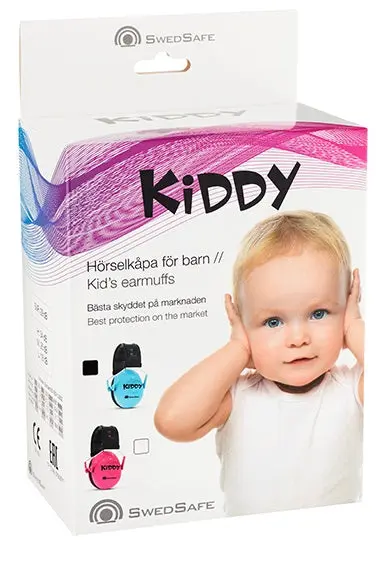 SwedSafe Kiddy Hørselsvern til Barn & Babyer - Blå