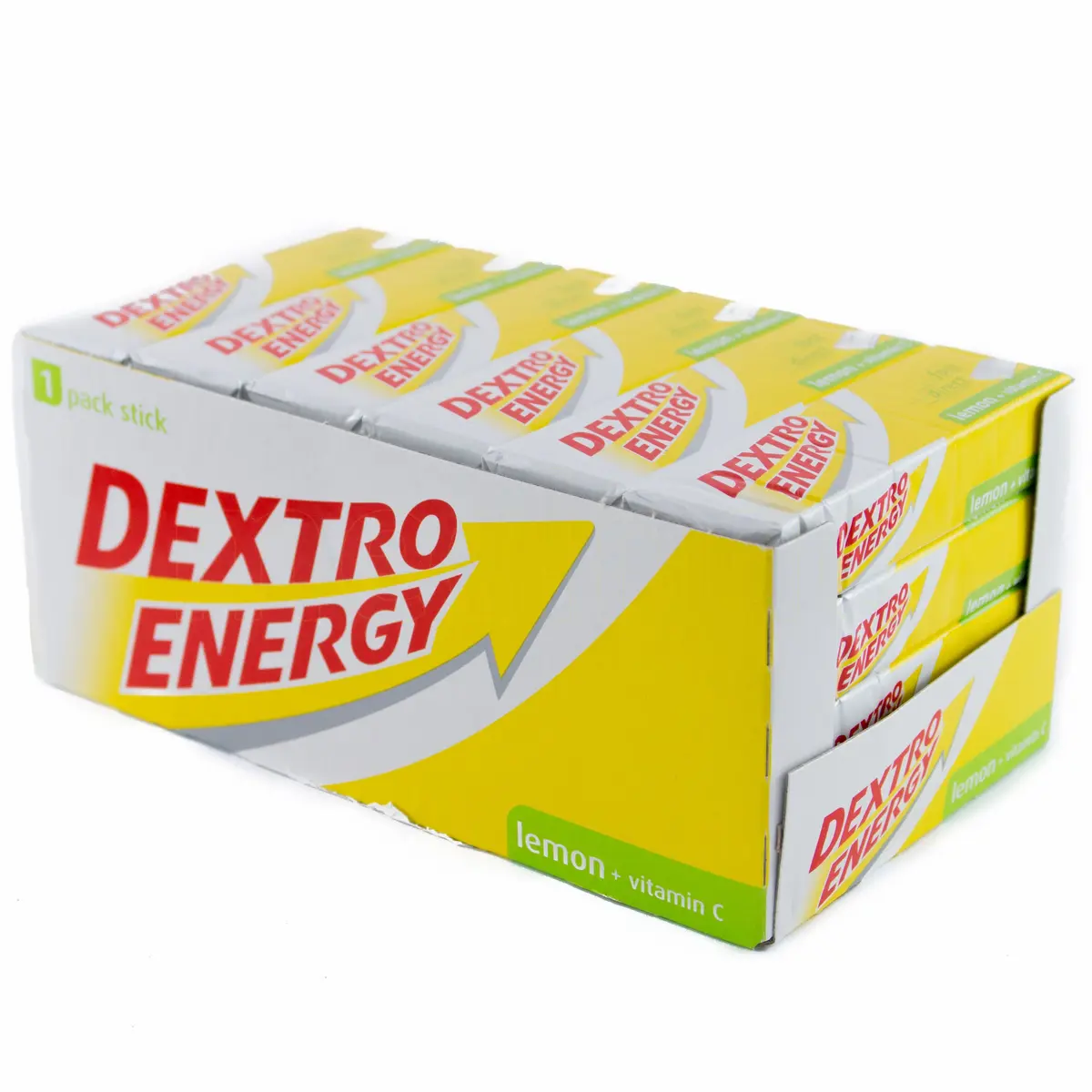 Dextro Energy Lemon med C-Vitamin | 24 pakker