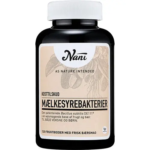 Nani Melkesyrebakterier | 120 Vingummi