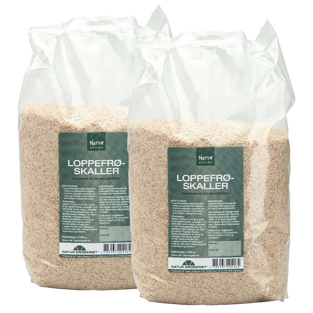 Natur-Drogeriet Psyllium Loppefrøskaller | 2 x 1 kg