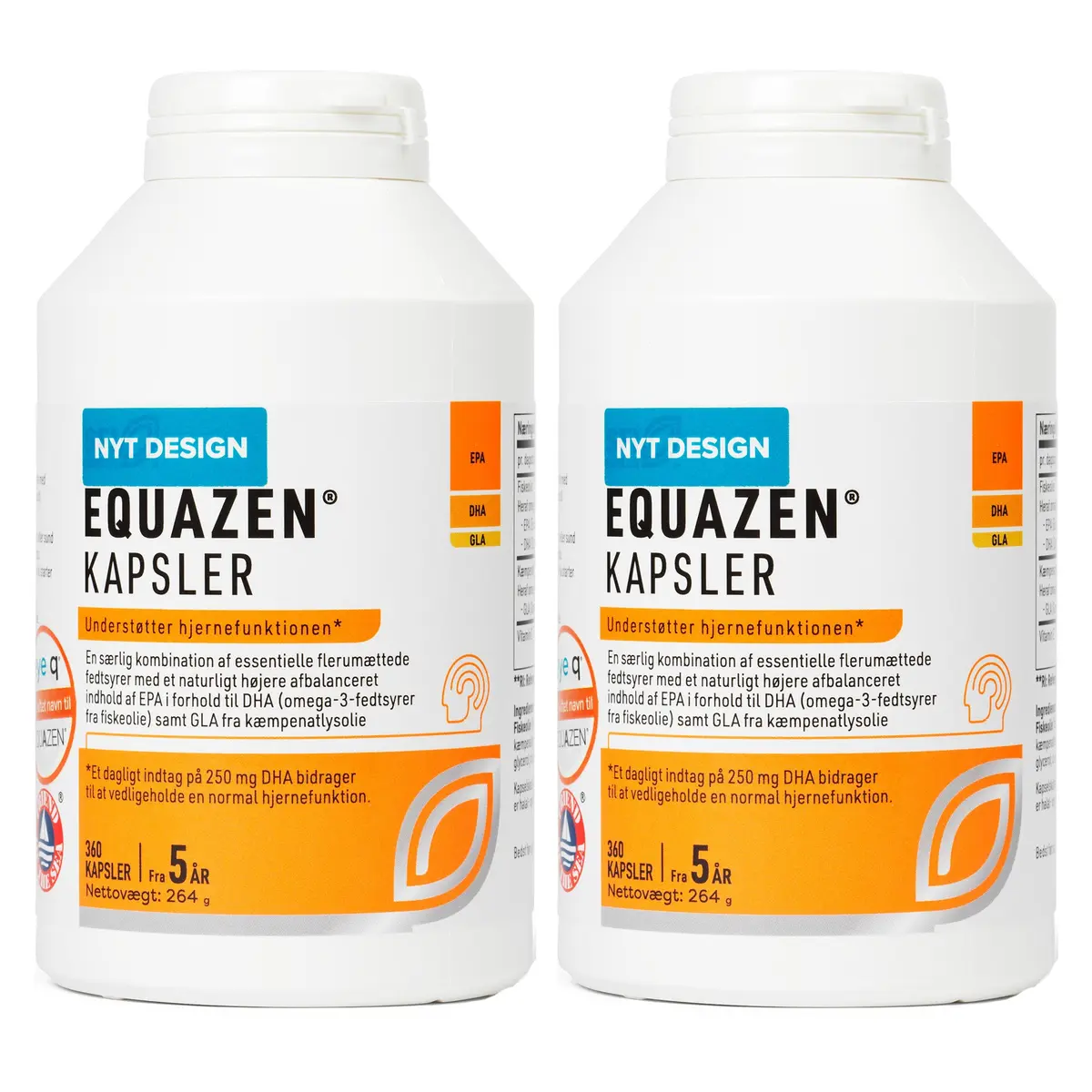 Equazen Eye Q Fiskeolje | 2 x 360 Kapsler