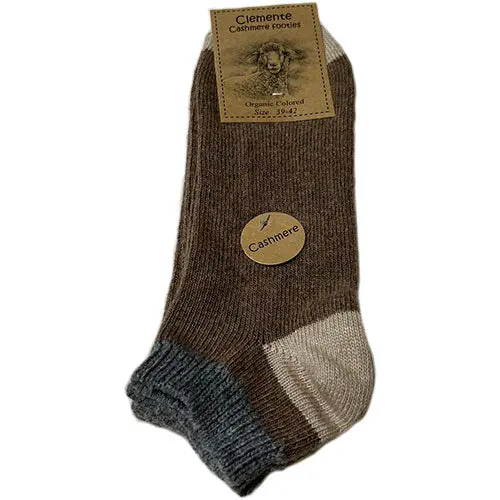 Clemente Strømper Mellomgrå/Camel | 39/42