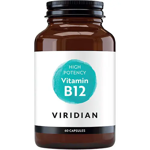 Viridian Nutrition B12-vitamin med høy styrke | 60 Kapsler