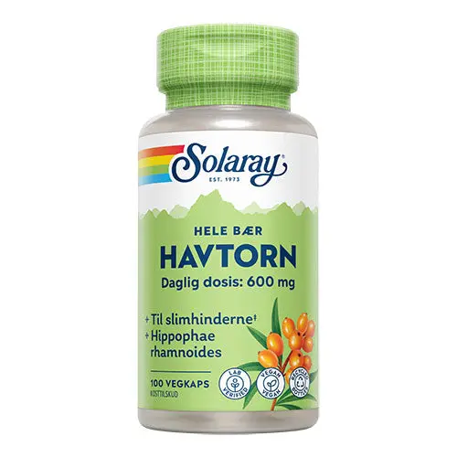 Solaray Tindved (havtorn) | 100 Kapsler