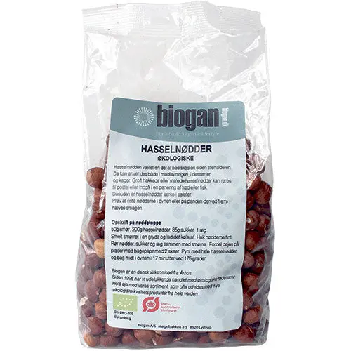 Biogan Hasselnøtter Økologisk | 400 g