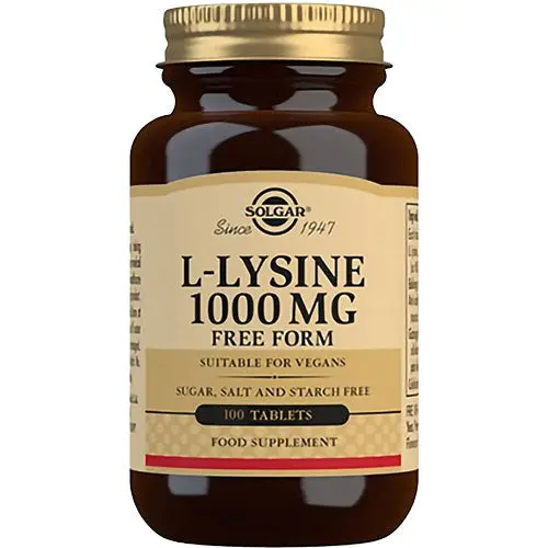 L-lysine 1000 mg 100 tabletter