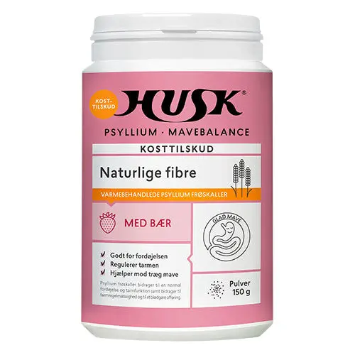 HUSK Psyllium Magebalanse Loppefrøskall for Fordøyelsen | 150 g
