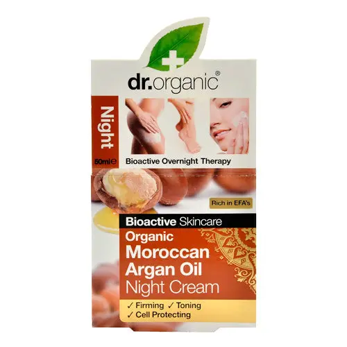 Dr. Organic Argan Oil Nattkrem | 50 ml