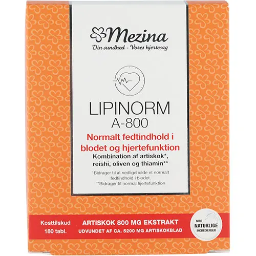 Mezina Lipinorm A-800 | 180 tabletter