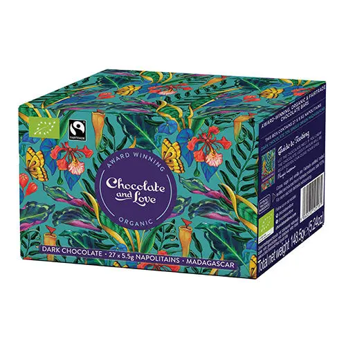 Chocolate and Love Madagascar Ballotin Box Økologisk fra | 148 g