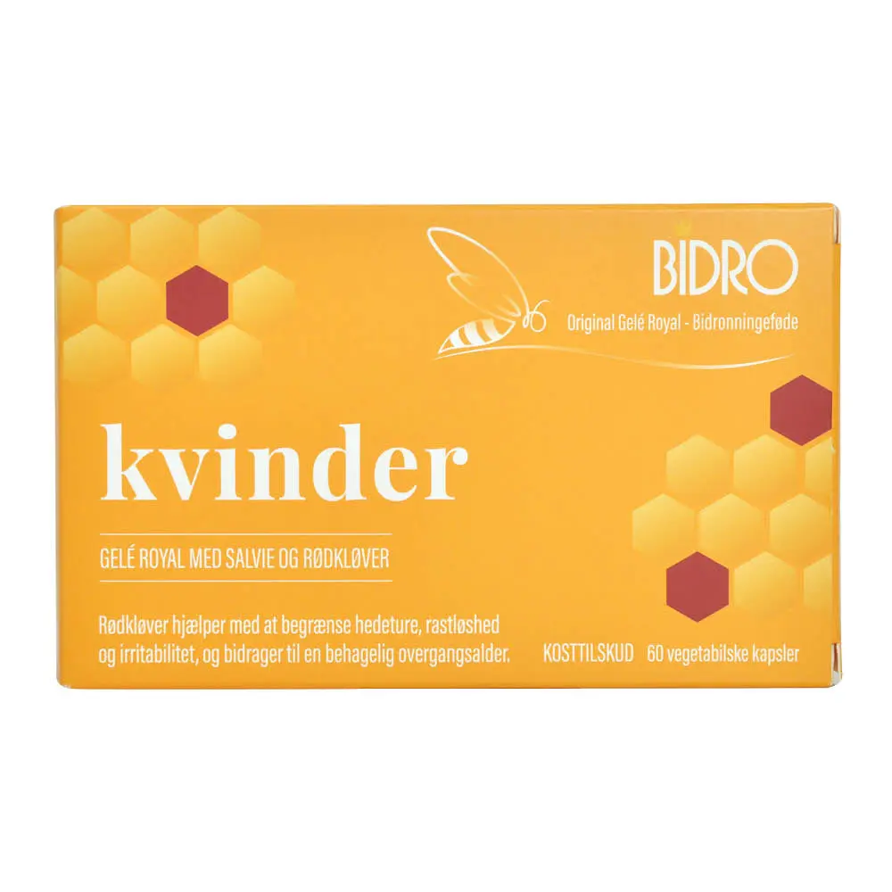 Bidro Kvinner vegetabilske kapsler (m. rødkløver) | 60 Kapsler