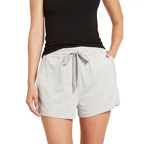 Boody Women’s Weekend Sweat Short Grey Marl | Str. XL