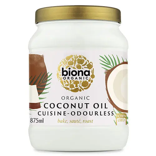 Biona Organic Økologisk Nøytral Kokosnøttolje Økologisk | 875 ml