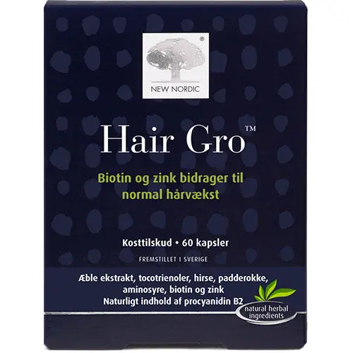 New Nordic Hair Gro | 60 Kapsler