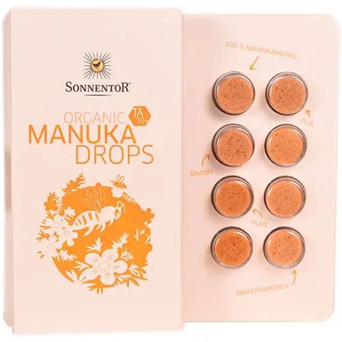 Sonnentor manukahonning-drops TA10+ Økologisk | 22,4 g