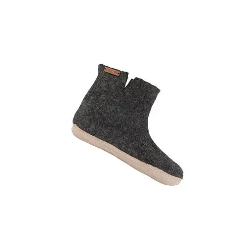 SHUS Ullstøvel m. Lærsåle Dark Grey | 37