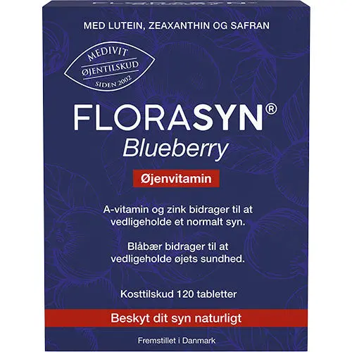 Florasyn Blueberry | 120 tabletter