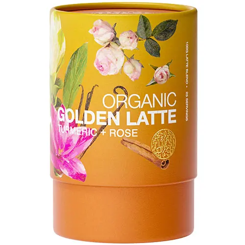 Tulsi Golden Latte Gurkemeje + Rose Økologisk | 100 g