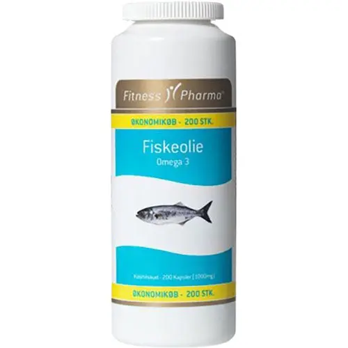 Fitness Pharma Fiskeolje | 200 Kapsler