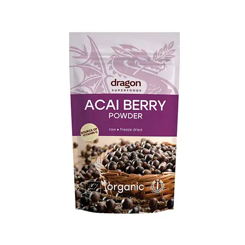 Dragon Superfoods Acai Pulver Økologisk | 75 g