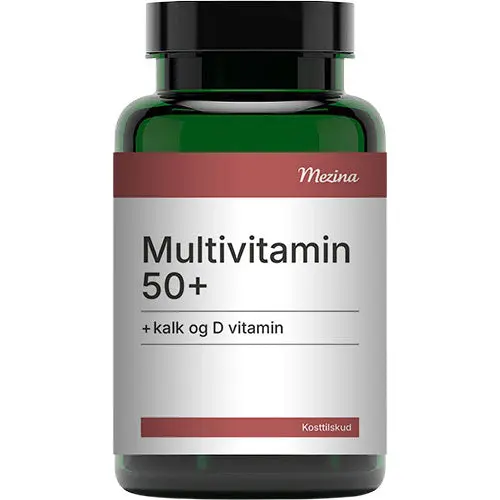 Mezina Multi 50+ Kalk Og D Vitamin | 180 tabletter