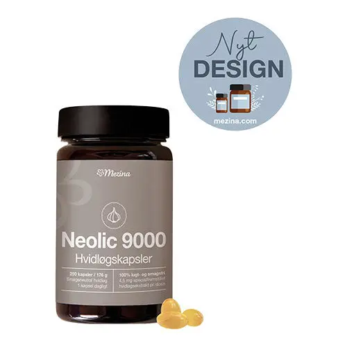 Mezina Neolic 9000 Hvitløks tabletter | 250 Kapsler
