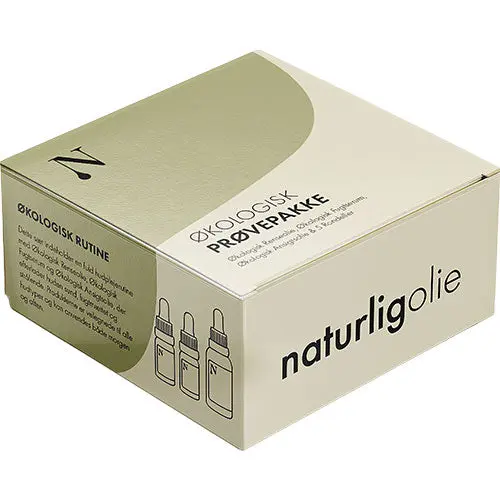 Naturligolie Økologisk Prøvepakke til Ansiktspleie