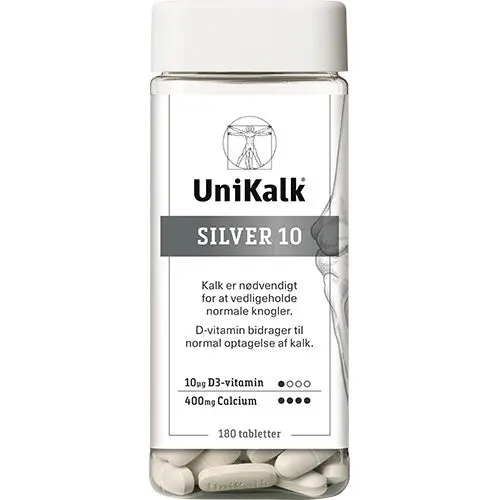 Unikalk Silver 10 | 180 tabletter