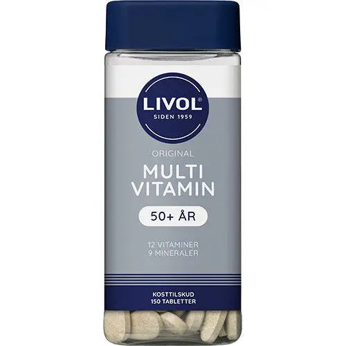 Livol Multivitamin 50+ | 150 tabletter