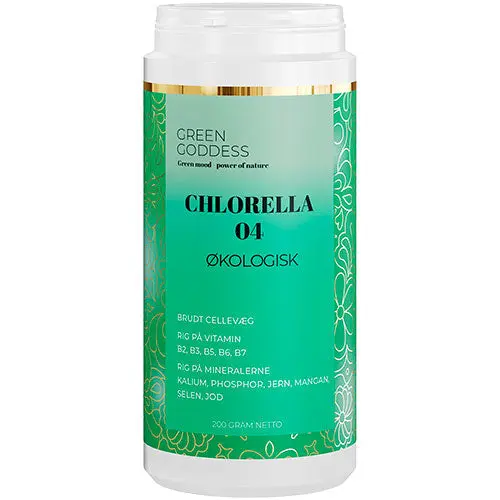 Green Goddess Chlorella 04 Økologisk | 200 g