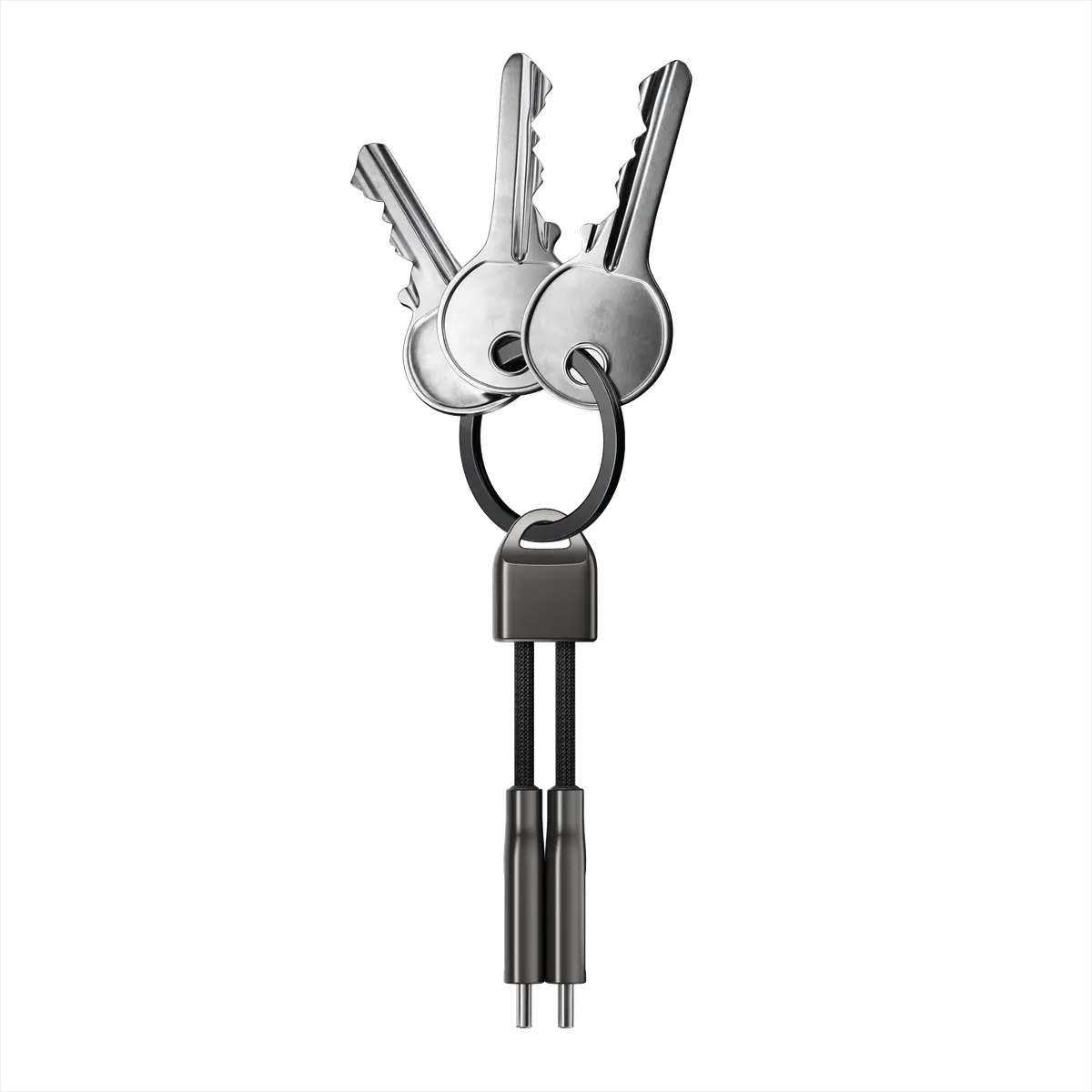 Nomad ChargeKey USB-C Ladekabel V2 - Svart