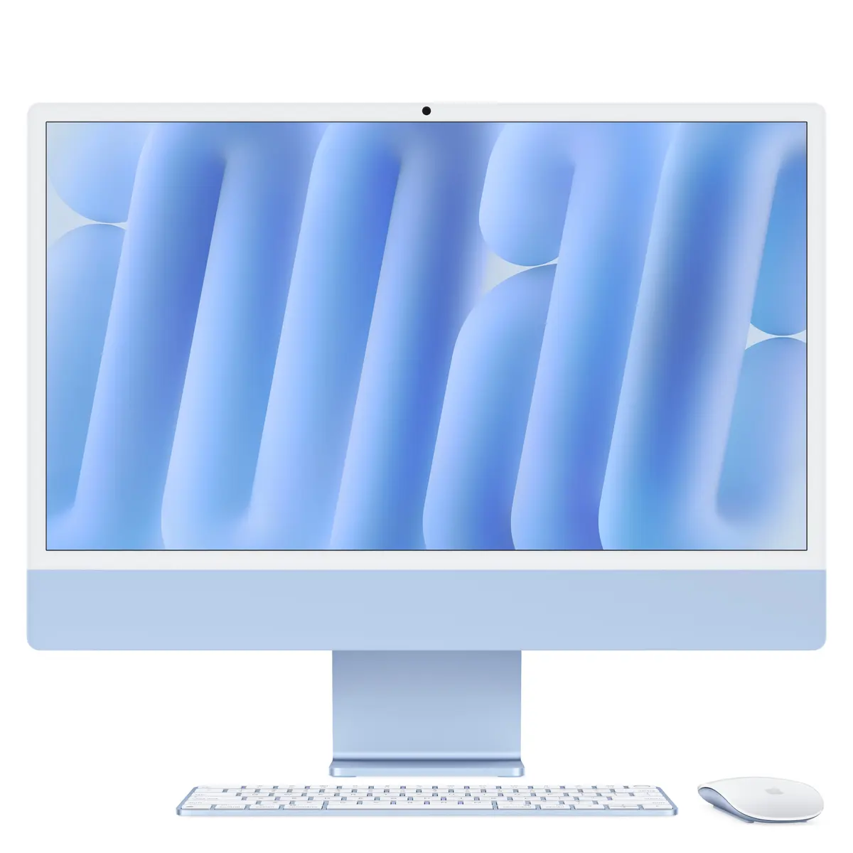 iMac 24-tommer M4 med Retina 4,5K-skjerm med Gigabit Ethernet - Blå