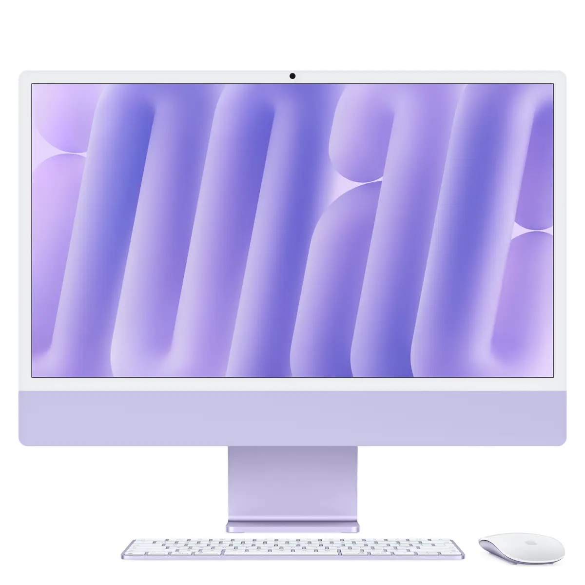 iMac 24-tommer M6 10-kjerners CPU/10-kjerners GPU 24 GB minne 1 TB SSD 2,5 Gb Ethernet VESA-monteringsadapter - Lilla